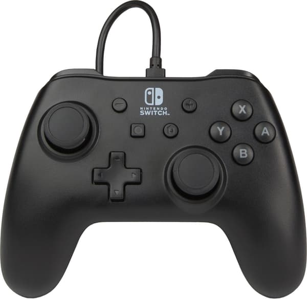 PowerA Wired Controller spillkontroller, svart, Switch