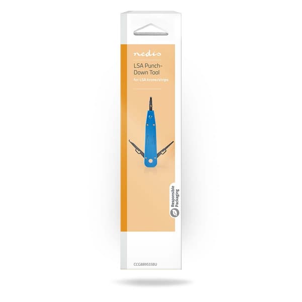 Nedis Crimp pliers | CAT6 / CAT7 | Punshing | ABS | Blå