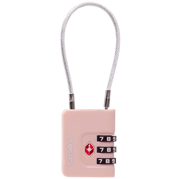 Samsonite TSA Kabellås 3 Siffror Rosa