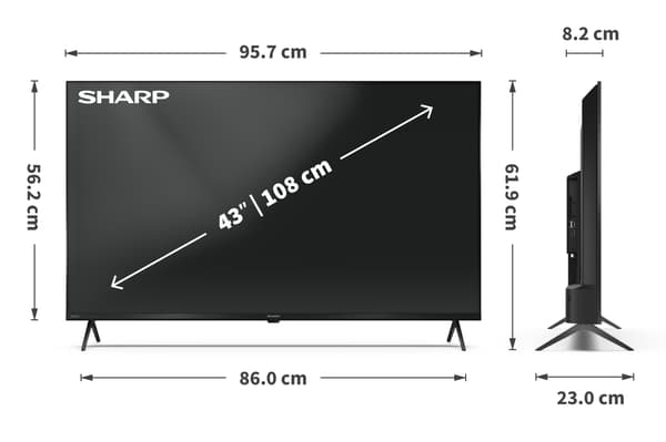 Sharp TV 43" - 43HP5265E SHARP