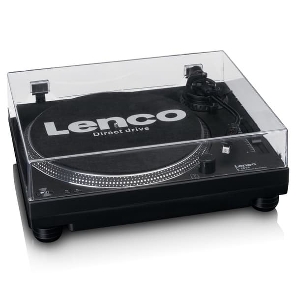 Lenco Direkte drevet platespiller med USB/PC-koding Svart