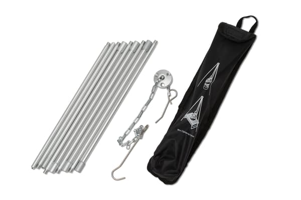 Camp Tripod - 3-bensstativ lägereld, höjd 80 cm