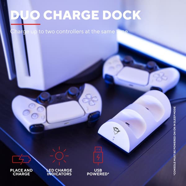 Trust GXT 254 Duo -latauslaite PS5