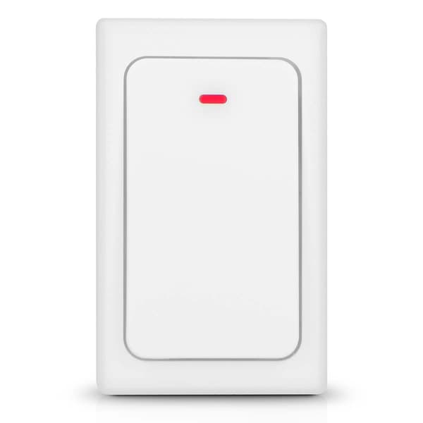 Alecto Batterifri dørklokke Hvit