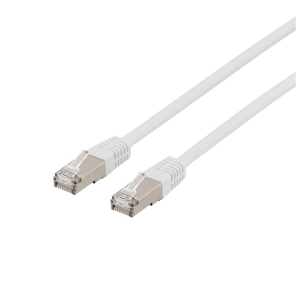 DELTACO U/FTP Cat6a patchkabel, LSZH (Low smoke zero halogen), 10m, hv
