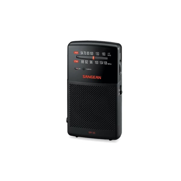 Sangean SR35 - Lommeradio, svart