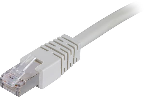 DELTACO F/UTP Cat6 patchkabel, 0,7m, grå (STP-607)