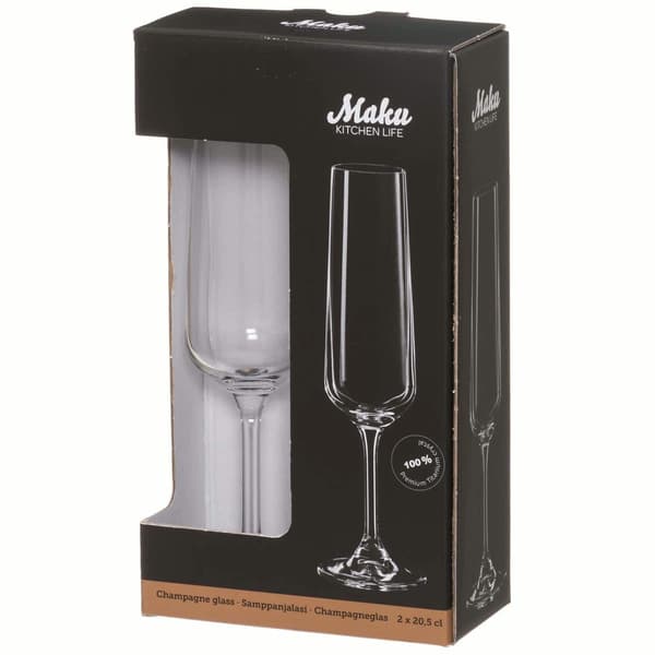 Maku Champagneglas 20,5 cl 2 pack