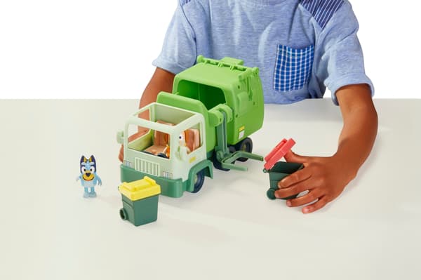 BLUEY søppelbil og figurer