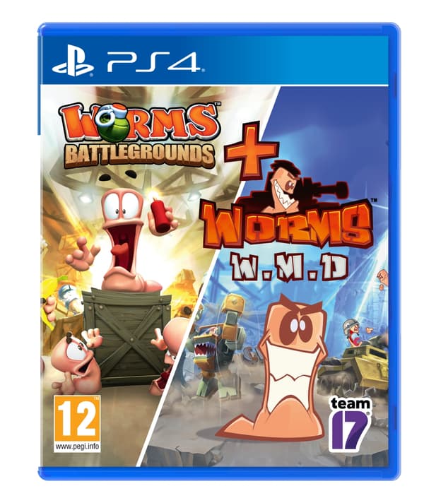 Team17 Worms Battlegrounds + Worms WMD Dubbelpaket