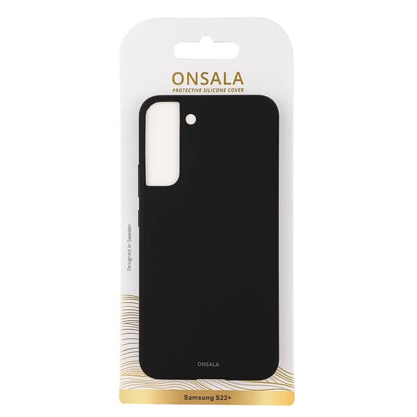 Onsala Mobilskal Silikon Black - Samsung S22+