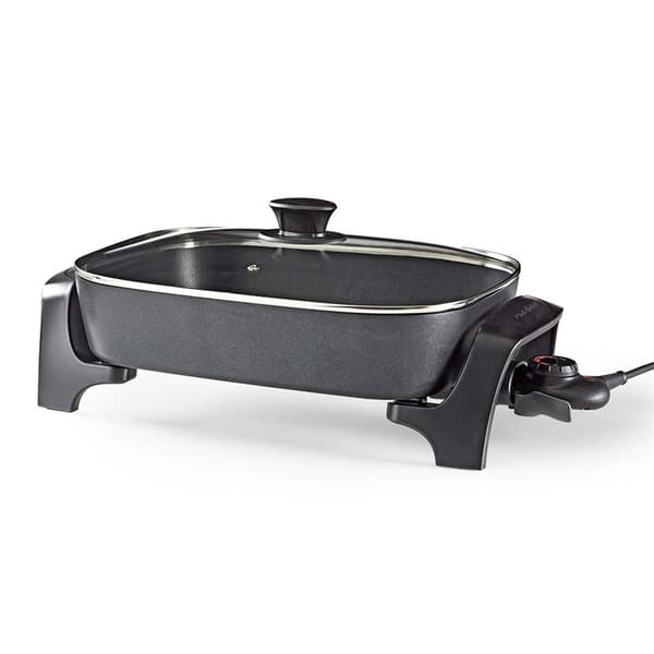 Nedis Elektrisk Stekepanne | 40 cm | Solid konstruksjon i aluminium