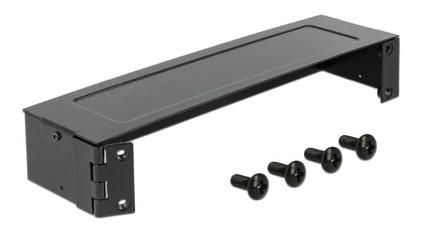 DeLOCK 10 " seinäkiinnike, 1U, musta