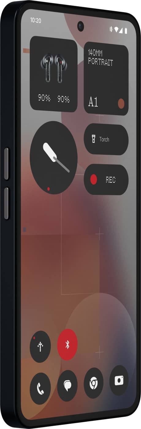 Nothing Phone (3a) Pro-telefon, 256/12 GB, sort