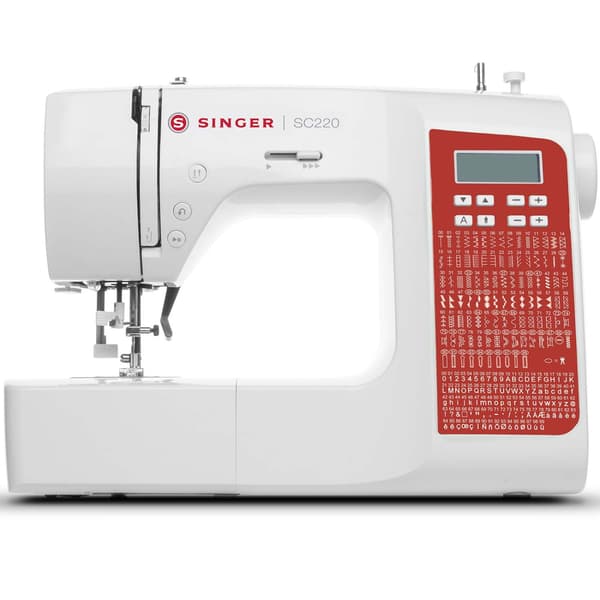 Singer Symaskin SC220 RD 200st stygnprogram