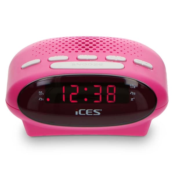 ICES Klockradio Rosa