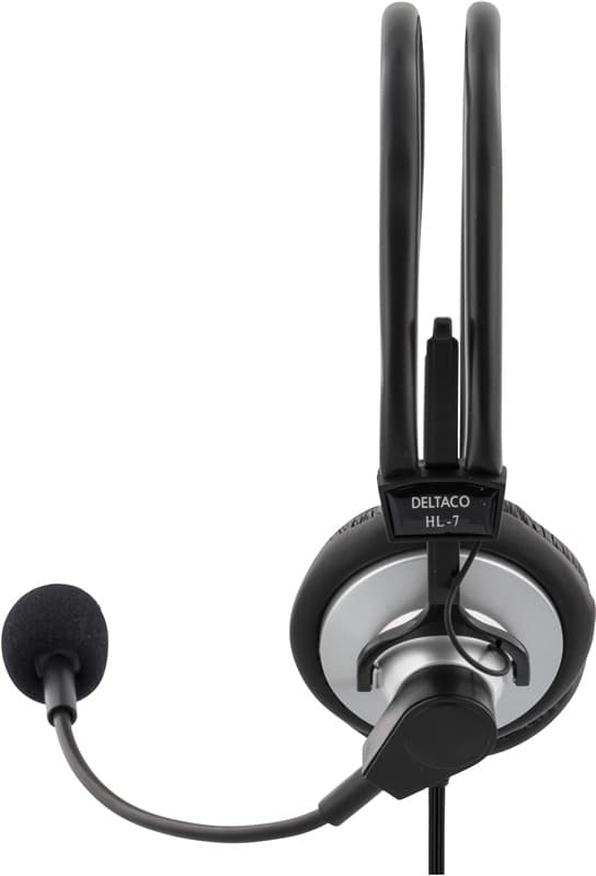Headset med mikrofon och volymkontroll (HL-7)