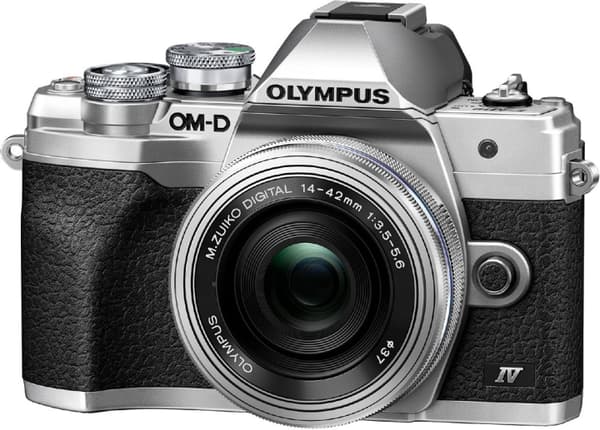 OM Digital Solutions Olympus OM-D E-M10 Mark IV, sølv + 14–42 mm EZ