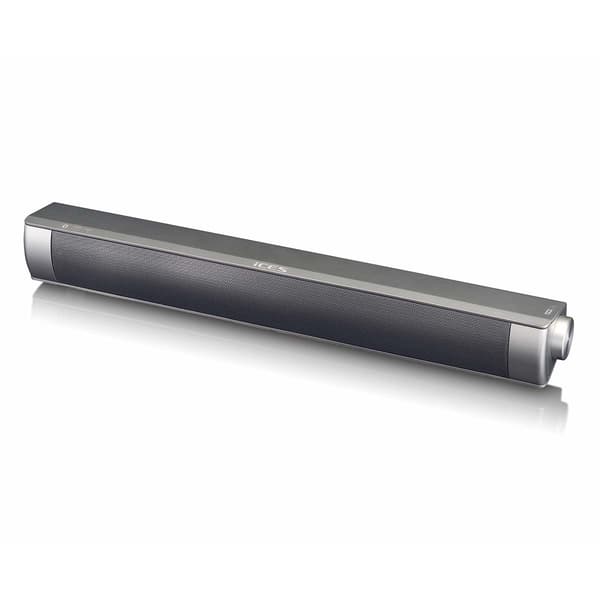 ICES Mini soundbar Bluetooth® laddningsbart batteri SD-kortläsare