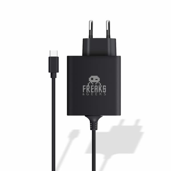 Trade Invaders AC-adapter til Nintendo Switch 2 - 30W - Sort