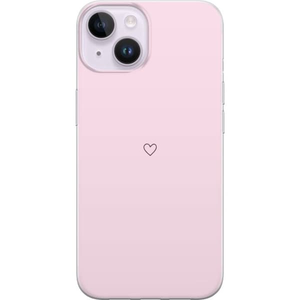 Mobildeksel til Apple iPhone 14 med Hjerte motiv