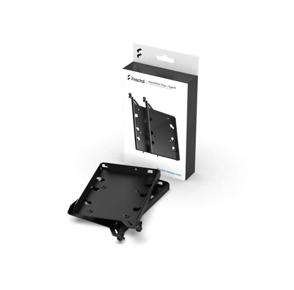 Fractal Design HDD-fack Kit Typ B, Svart Dubbel förpackning