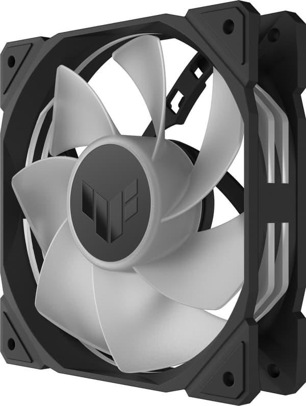 ASUS TUF Gaming TR 120 ARGB Reverse PWM-blæser, 120 mm, sort