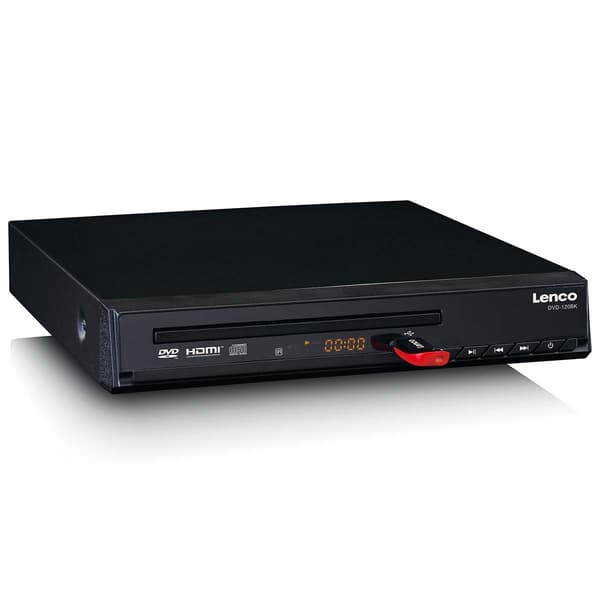 Lenco Kompakt DVD/CD-afspiller med USB-afspilning