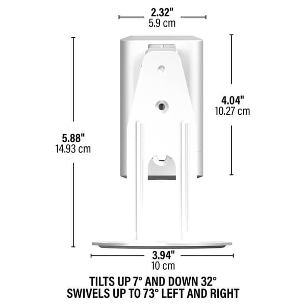 SANUS Wall Mount for Sonos ERA100 Single White