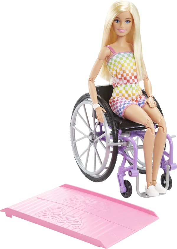 Barbie rullstol modedocka