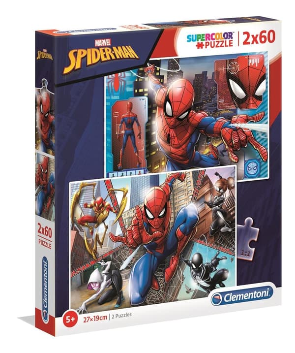 Clementoni 2x60 puslespil børn Spider-Man
