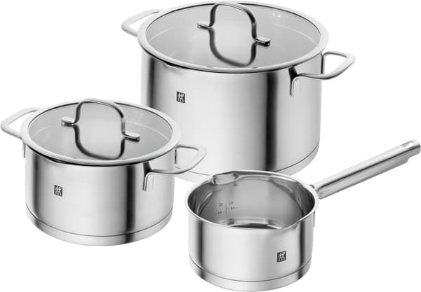 Zwilling TrueFlow, grytset 3 delar - Sølv