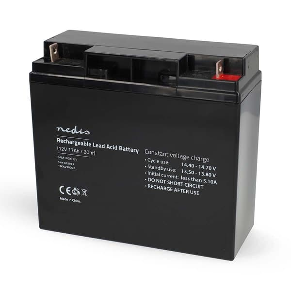 Nedis Oppladbart blybatteri | Oppladningsbar | 12 V