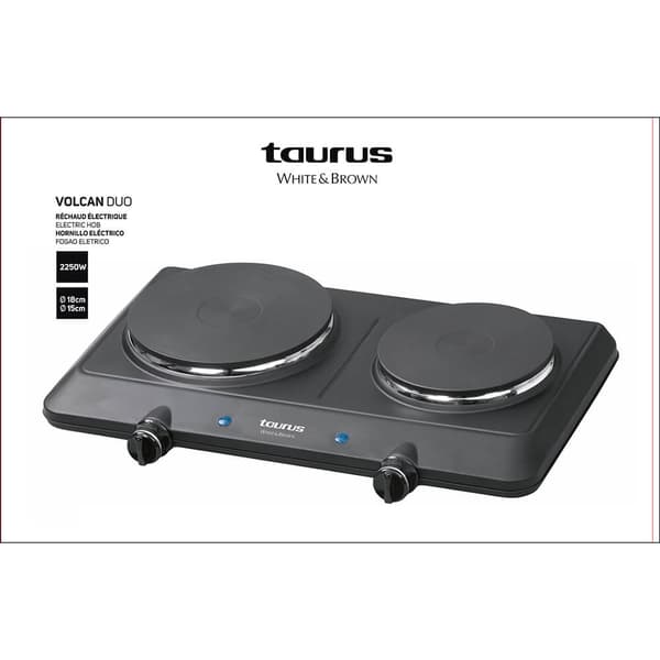 Taurus Kogeplade 2250W Dobbelt