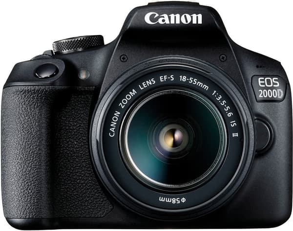 Canon EOS 2000D systemkamera + 18-55 mm IS II