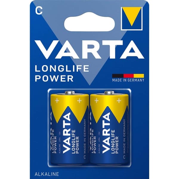 Alkaline batteri C | 1.5 V DC | 2-Pakke