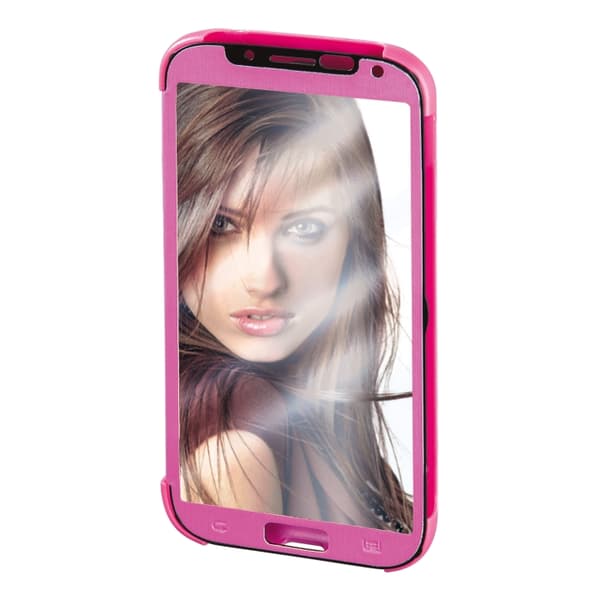 Hama Samsung S5 Booklet Mirror Touchwindow Pink