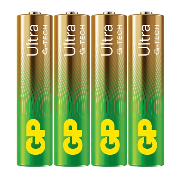 GP Paristo Ultra Alkaline AAA LR03 4-Pack