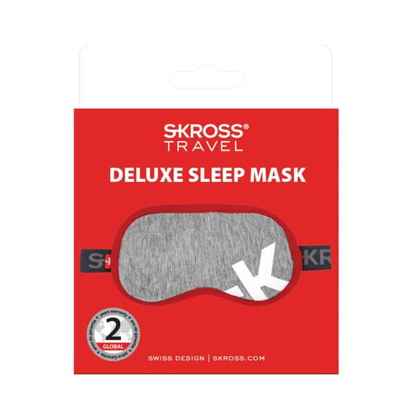 SKROSS Sovemaske Delux lysegrå