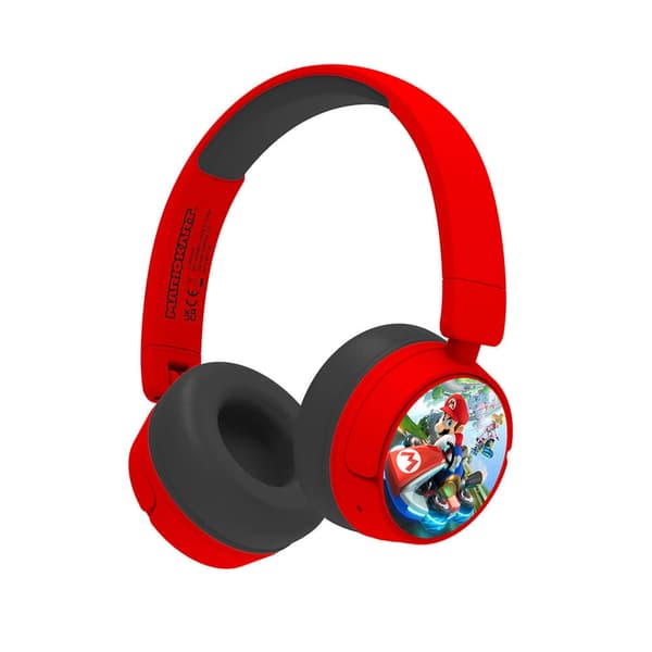 Super Mario MARIO Headphone On-Ear Junior  Wireless 85dB/95dB Sharing Aux