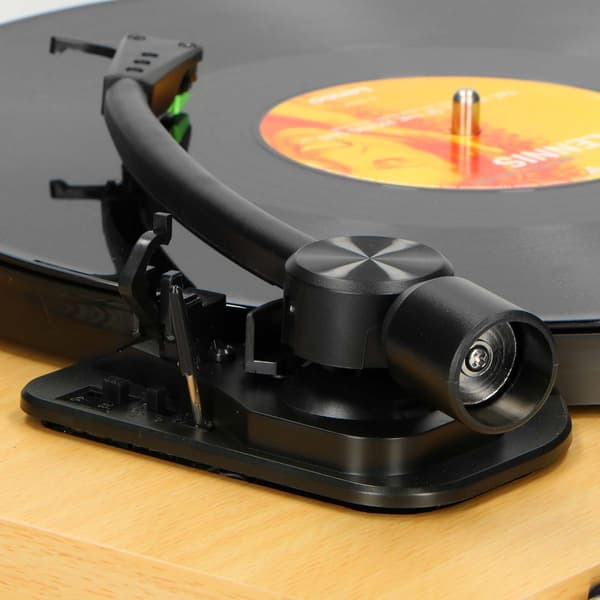 Lenco Platespiller med automatisk stopp og PC-koding Wood