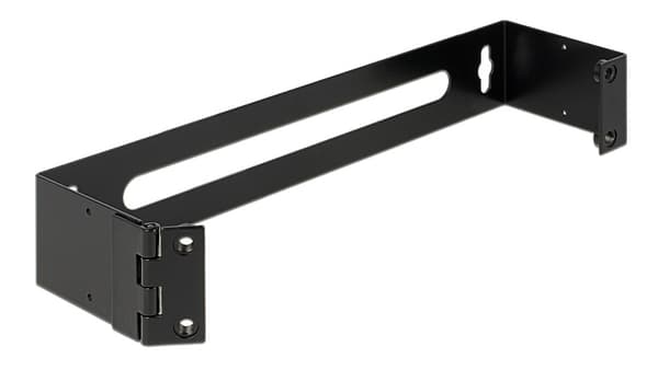 DeLOCK 10 " seinäkiinnike, 1U, musta