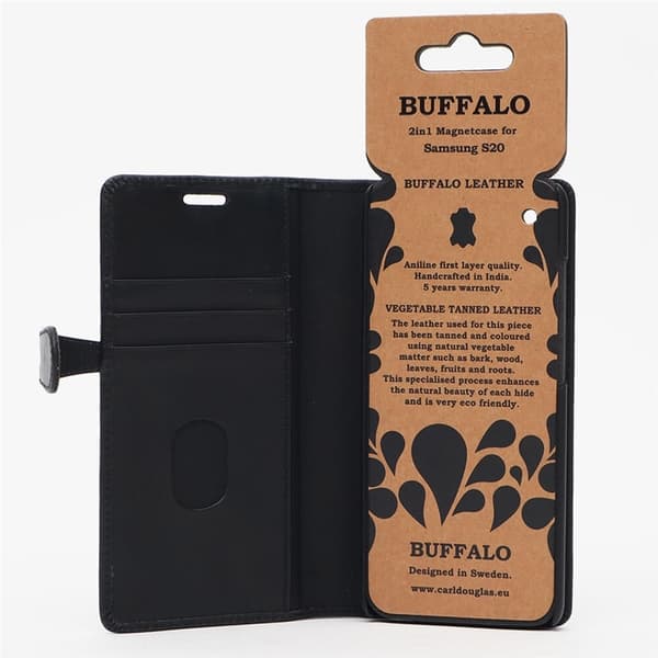 Buffalo Lompakko Samsung S20 Musta