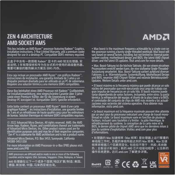 AMD Ryzen 7 7700-prosessor for AM5