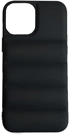 Puffer-etui til iPhone 14 Pro Max, svart