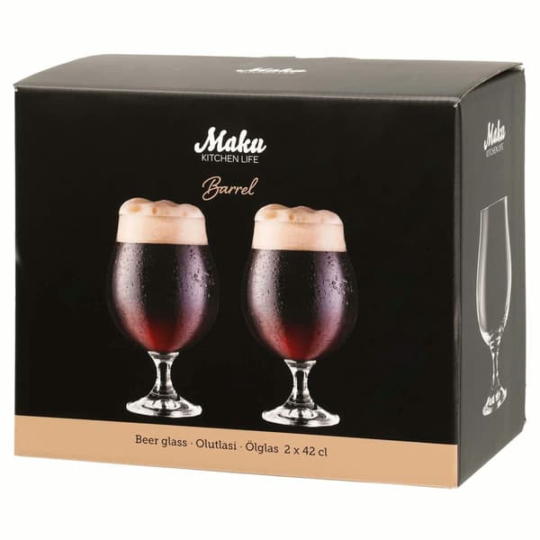 Maku Ölglas tunna 50 cl 2-pack