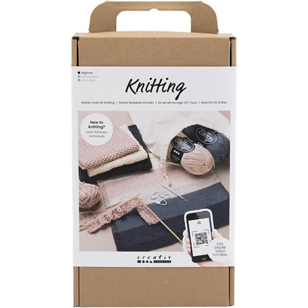 DIY Kit Startpakke Strikking (970852)