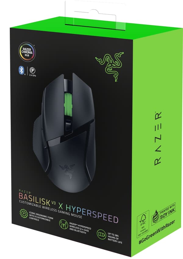 Razer Basilisk V3 X Hyperspeed spillmus