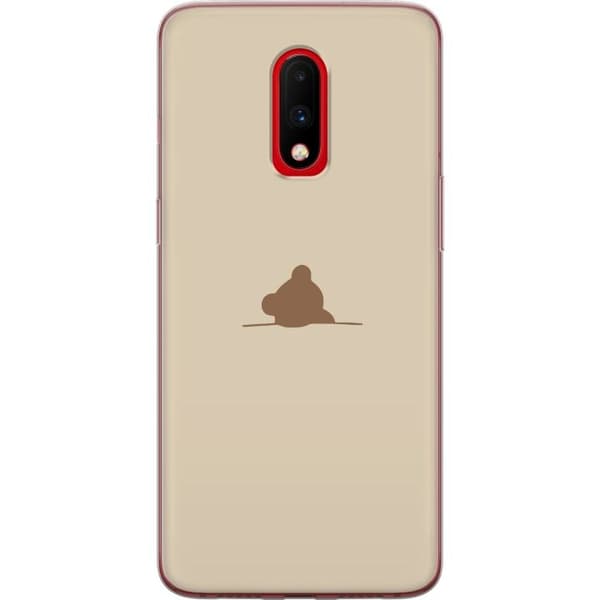 Mobildeksel til OnePlus 7 med Nalle motiv