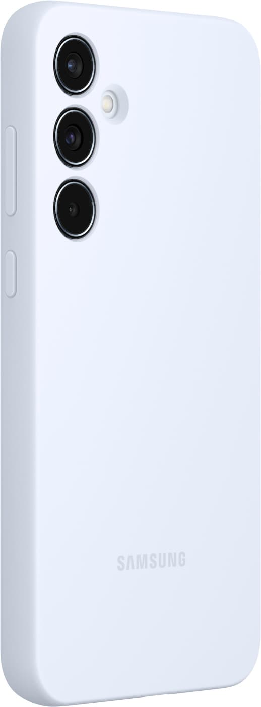 Samsung Galaxy A55 Silikonfodral, ljusblå